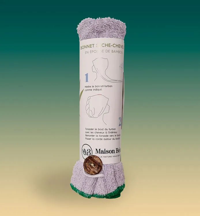 Turban s&egrave;che-cheveux