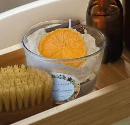 Bougie cannelle orange 