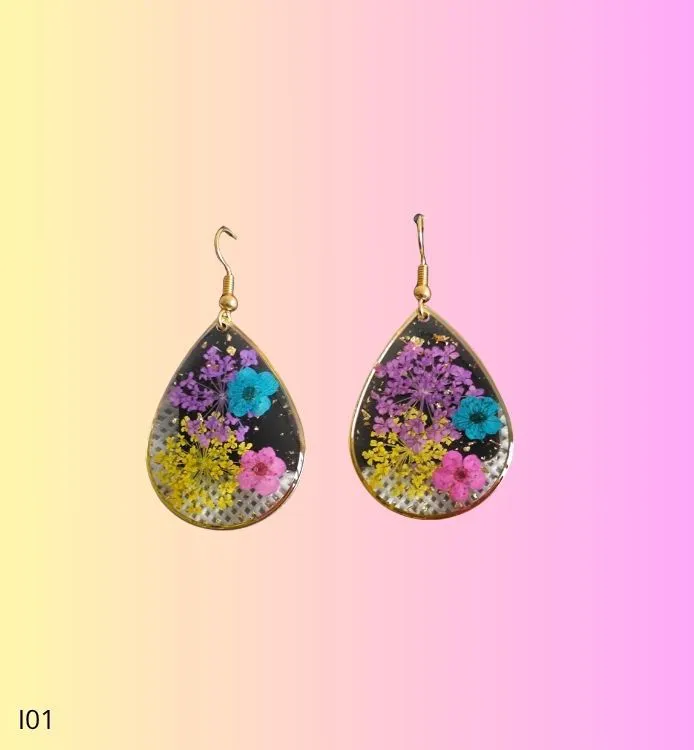 Boucles d'oreilles colorée