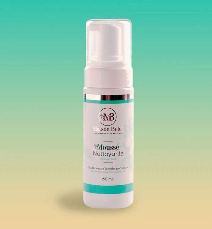 Mousse nettoyante 