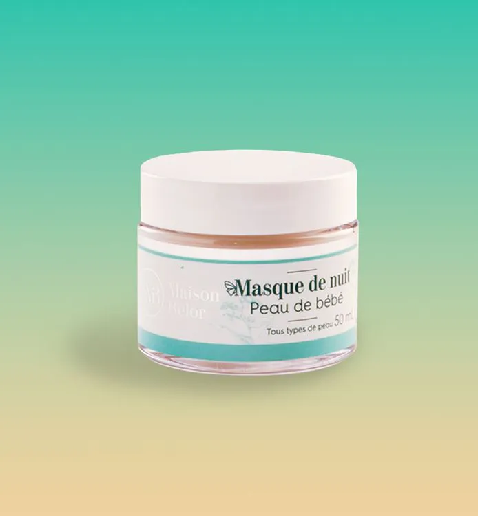 Masque nuit peau de bébé